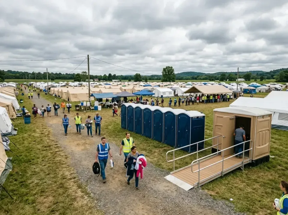 disaster-relief-camp-restrooms-010 — frequently asked questions, Dumpster & Portable Bathrooms Rental in Oakwood, PA